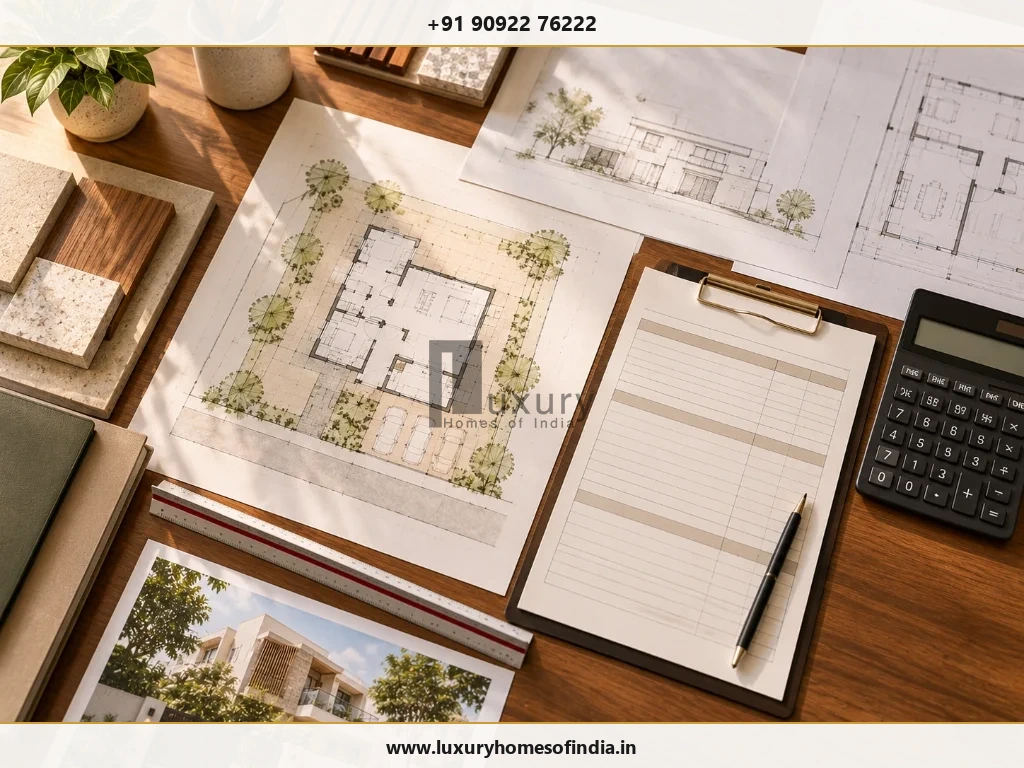 Fee calculation worksheet: Floor plan drawings, rate schedule, calculator, and statutory compliance checklists for Chennai residential approvals