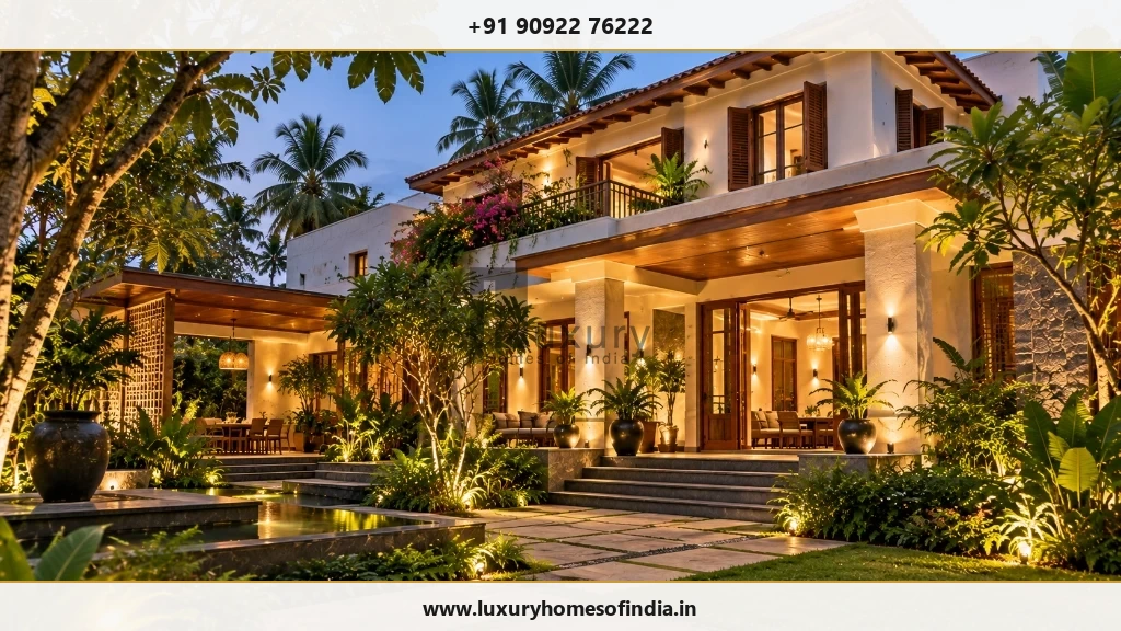 Completed luxury residence in Chennai constructed in strict accordance with sanctioned building permit