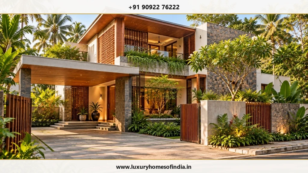 Contemporary Chennai villa designed around a clear site-planning concept