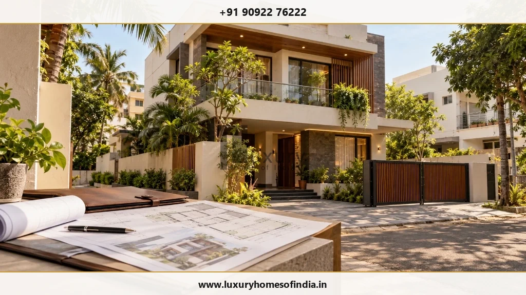 Organised construction-completion file with approved drawings, permit records and a checklist