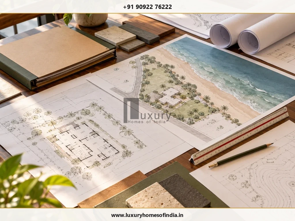 Coordinated site survey, mapped coastal boundaries and architectural review records