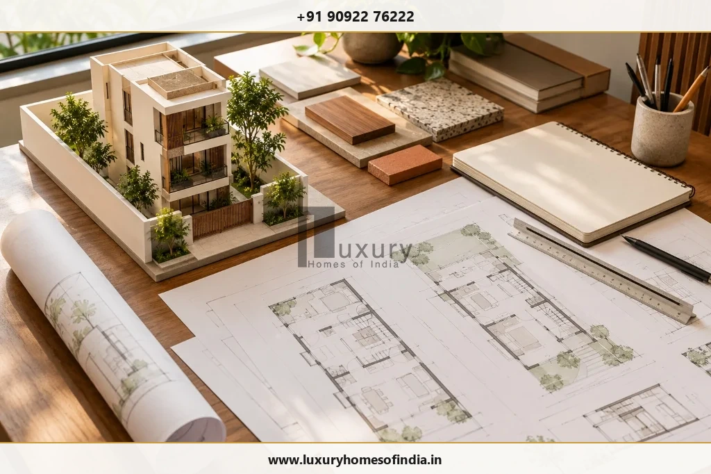 A conceptual visual connecting site verification, feasibility drawings, plan submission and building-permit issuance