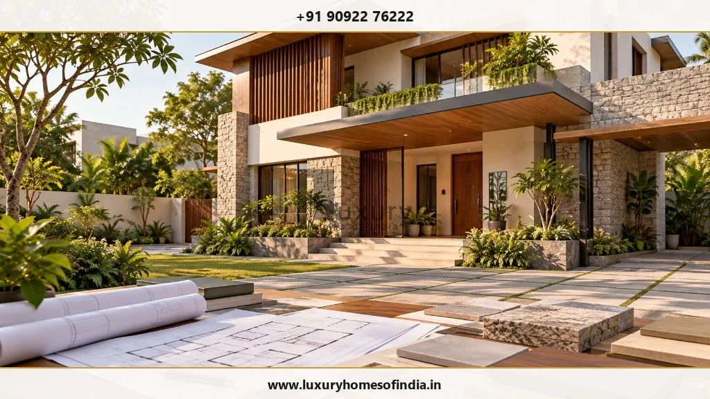 Comparing construction delivery models for a custom luxury home in India with contemporary villa estate