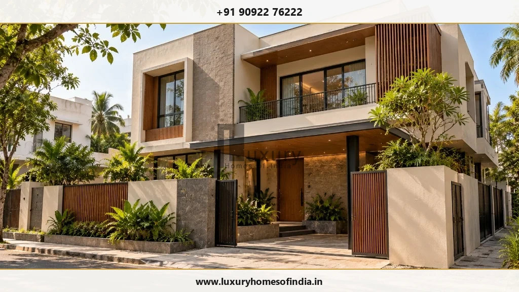 Contemporary luxury home in Chennai with climate-aware premium architectural design