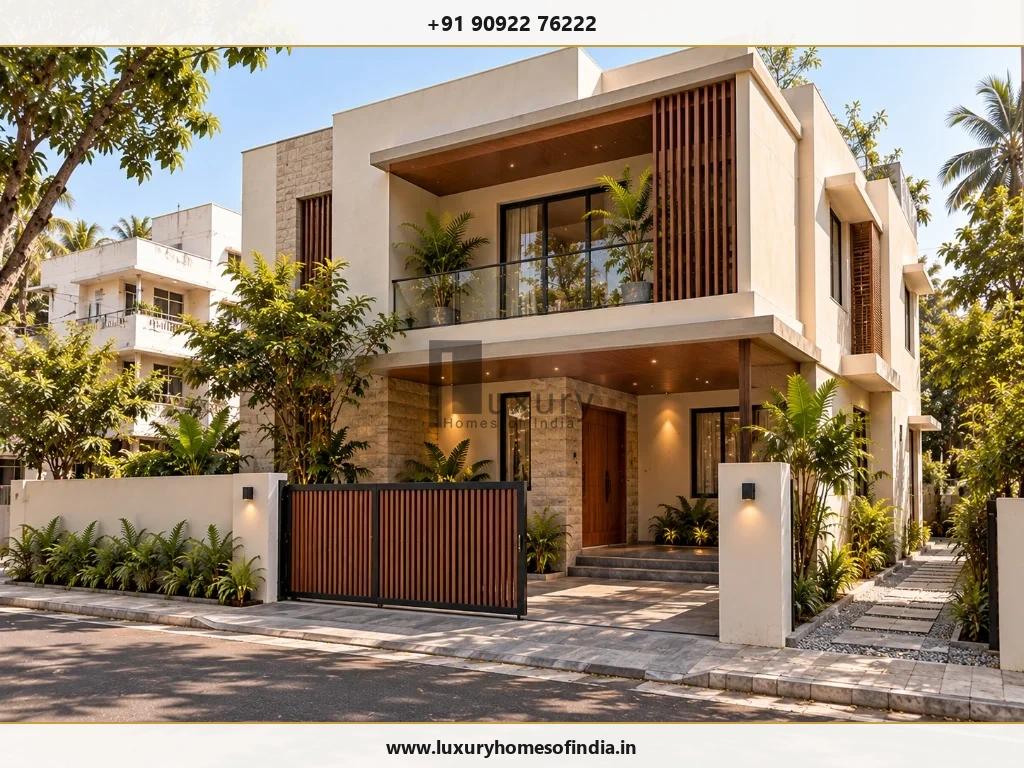 A custom luxury villa in Chennai built in full compliance with sanctioned planning drawings and local development control regulations